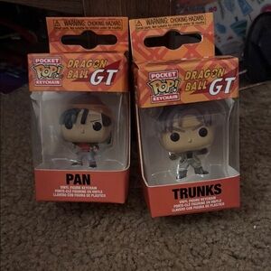 Dragon Ball GT Pan and Trunks Pocket Pop! Keychains